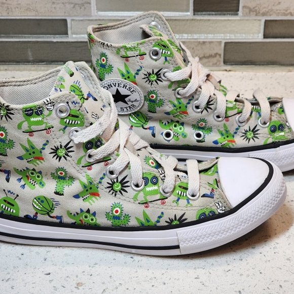 Converse Other - ⭐🦕Chuck Taylor High PS 'Creatures - Mouse Virtual Matcha' Sz 2Y